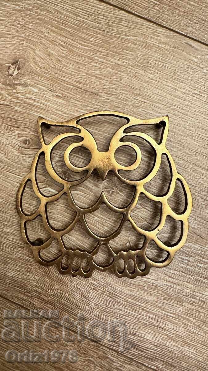 Vintage bronze warming stand