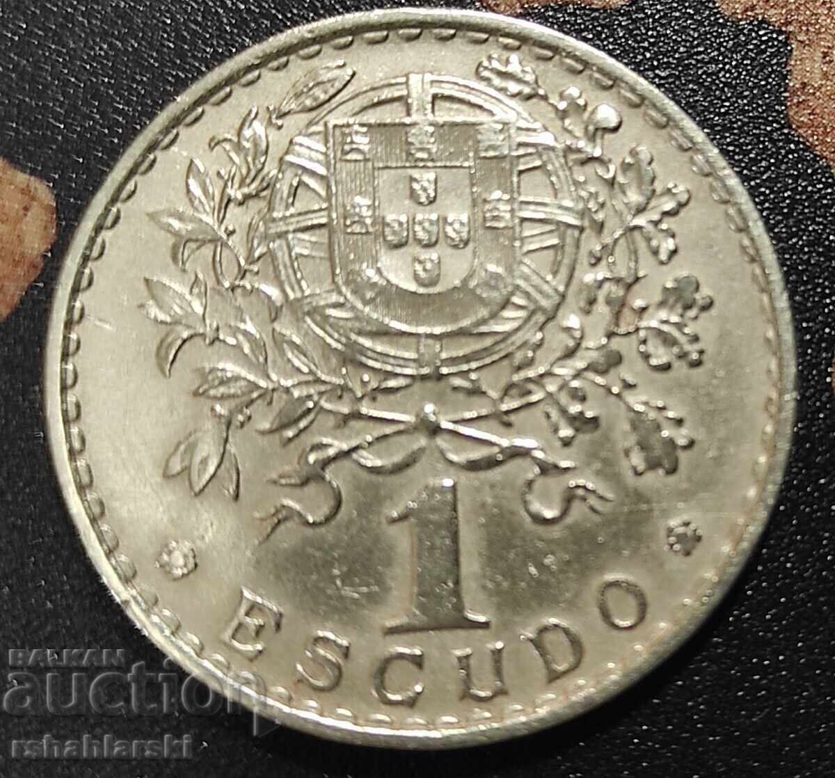 Νόμισμα Πορτογαλίας 1 εσκούδο, 1962 Νόμισμα Πορτογαλίας 1 εσκούδο, 1962