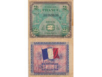 tino37- FRANCE - 2 FRANC /MILITARY CERTIFICATE/ - 1944 - F