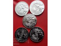 Medalie-Germania-lot de 5 medalii-cu altă placare