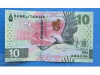 Замбия 2024 10 квача UNC Нова