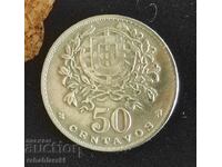 Portugal Coin 50 centavos, 1964