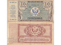 Tino37 - USA - 10 CENTS /MILITARY CERTIFICATE/ - 1948 - VF