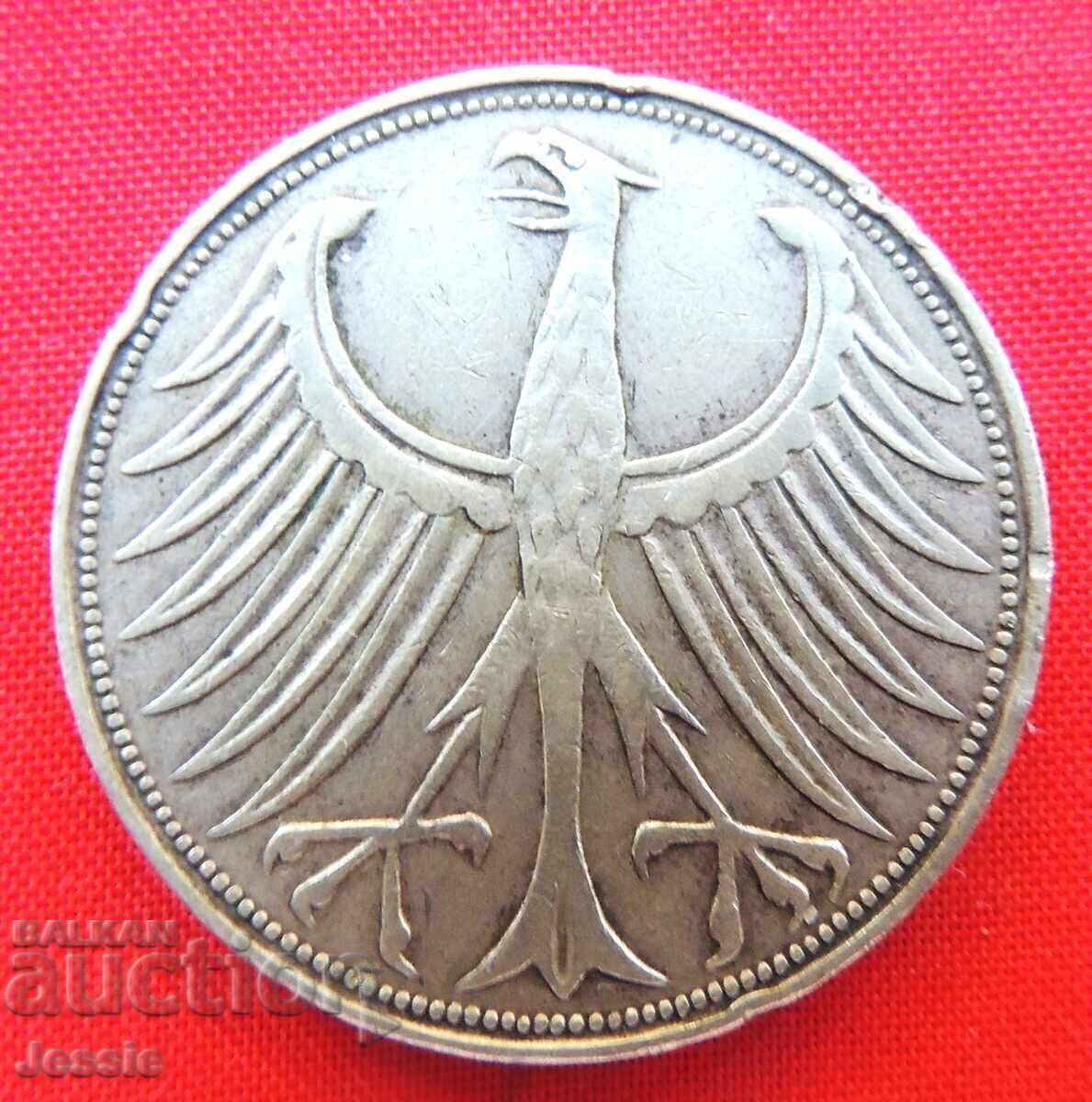 5 Marci 1951 G Germania Argint cu preț € 23.95 | 46.84 BGN