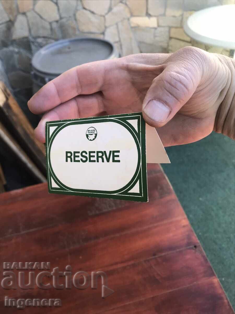 Auction BALKANTOURIST TABLE (or SIGN) - CARDBOARD Auction BALKANTOURIST TABLE (or SIGN) - CARDBOARD