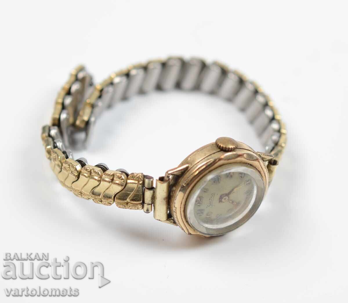 Women's ZENTRA watch with gold plating 20 Mk - not working