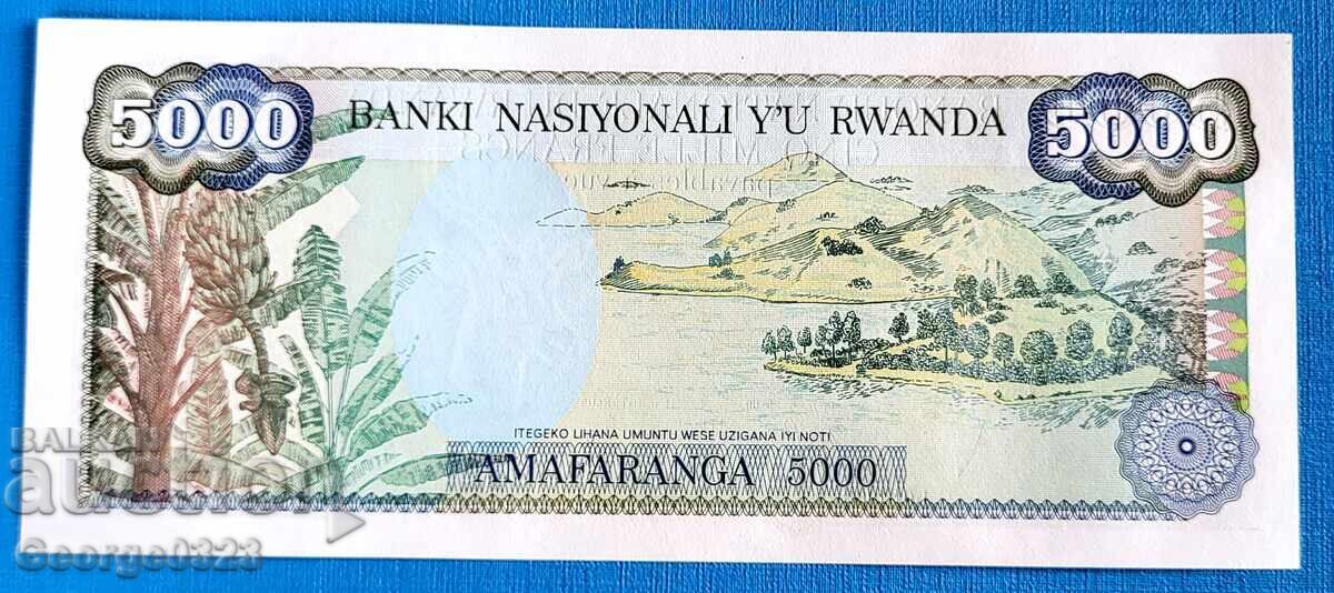 Ρουάντα 1988 5000 Φράγκα UNC Νέα με τιμή 15.99 BGN | € 8.18