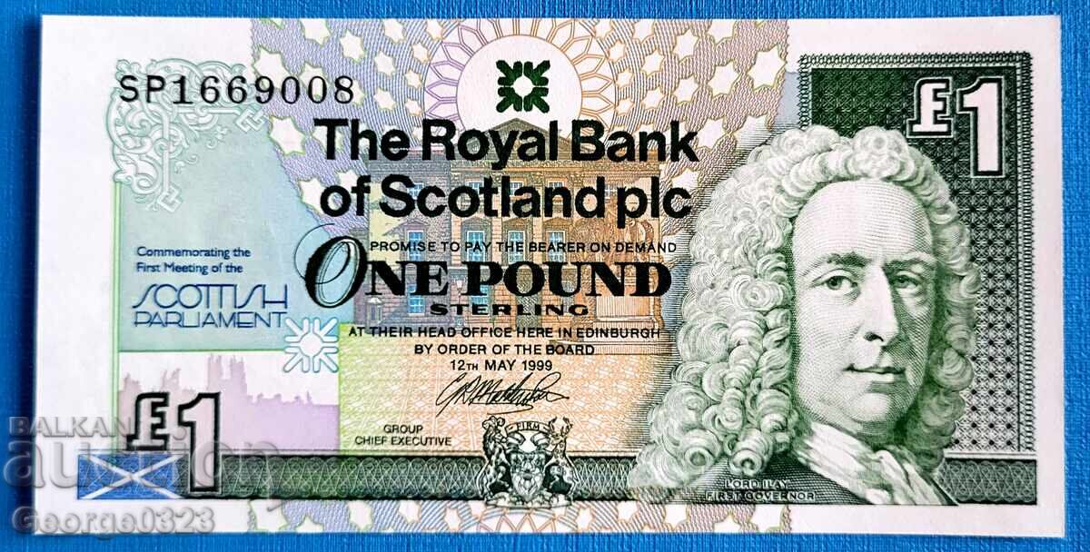 Scotland 1999 Jubilee 1 Pound UNC New