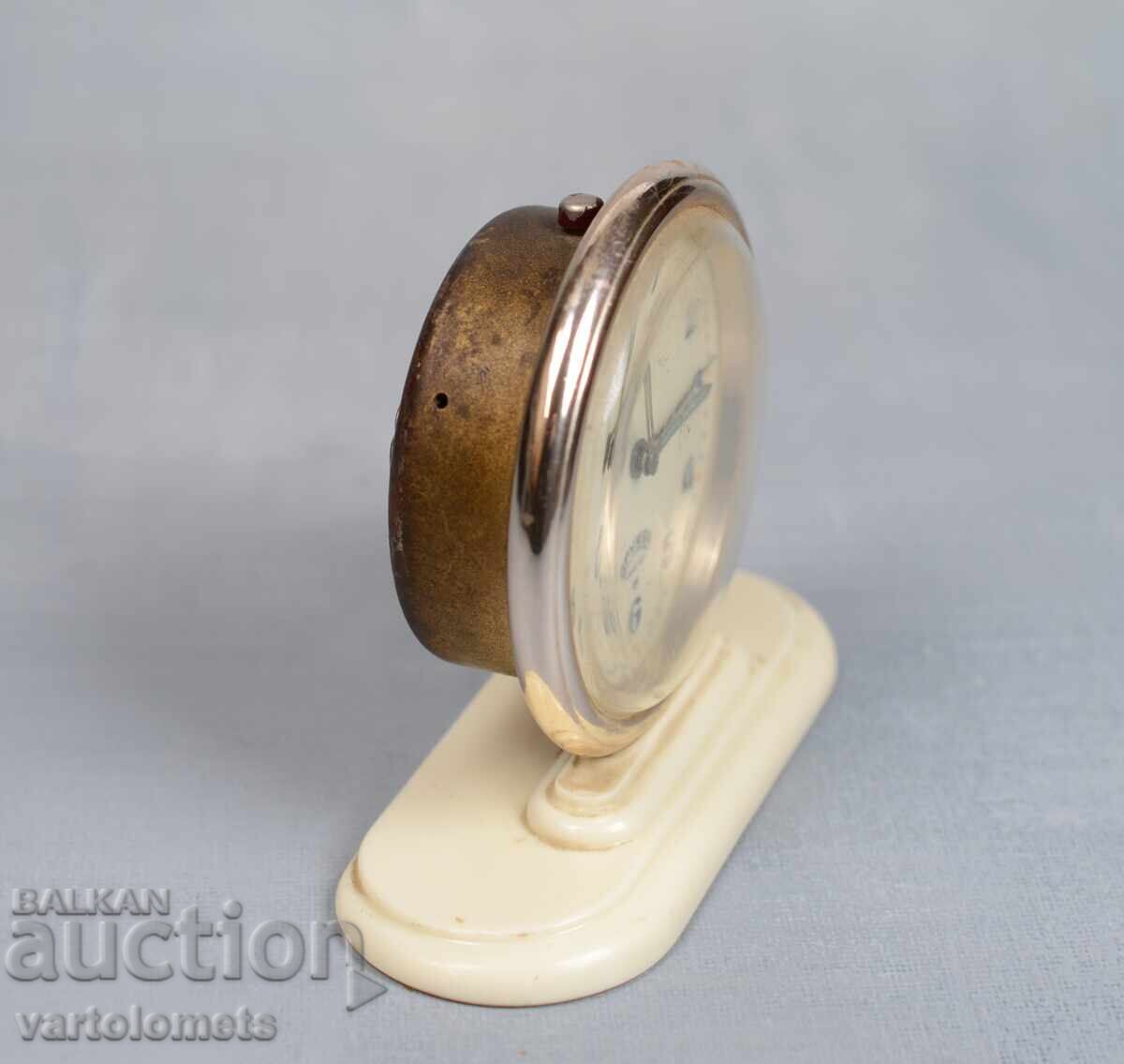 Auction  Table clock alarm clock DRUZHBA USSR - working