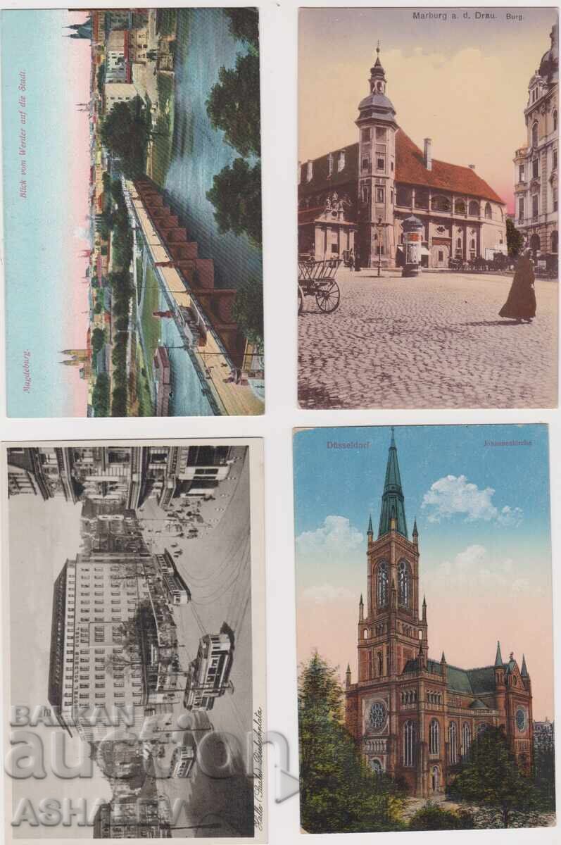 Germania - 1910-20 4 bucăți nefolosite