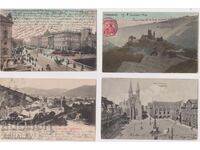 Germany - 1900-10, 4 pieces, used