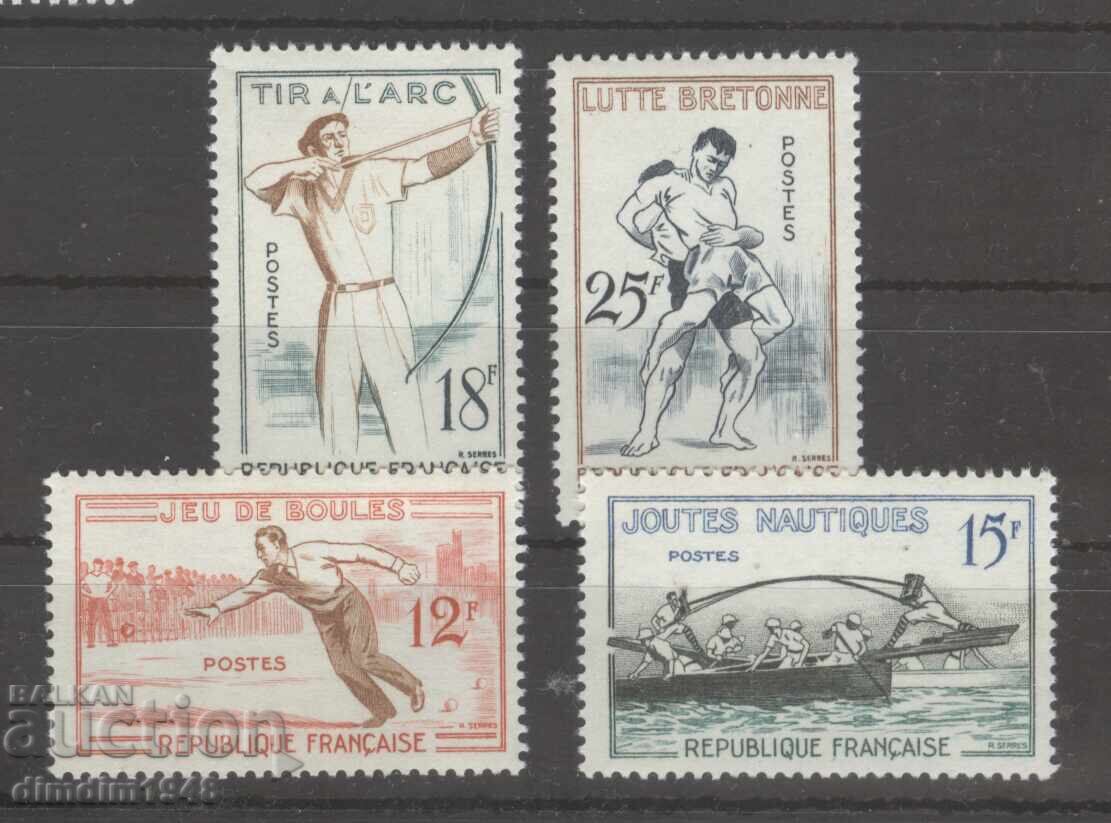France 1958 - Sports Complete Set, Mint with Original Gum
