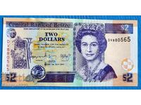 Μπελίζ 2021 2 Δολάρια UNC Νέα