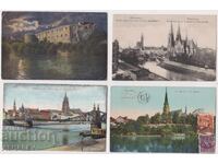 Germany - 1900-10, 4 pieces, used