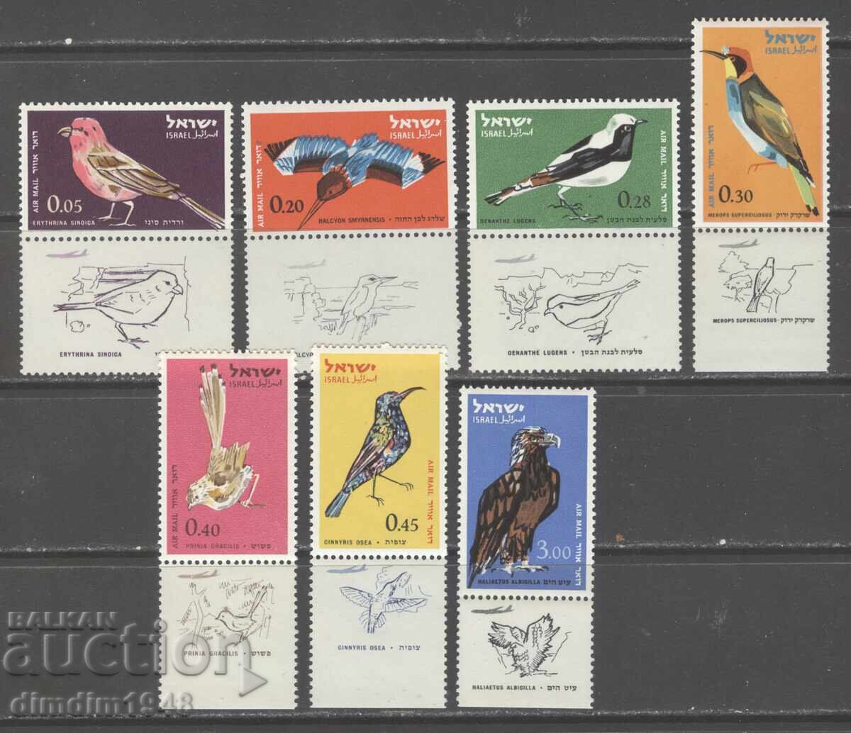 Ισραήλ - Πανίδα, πουλιά, πλήρης σειρά, καθαρά