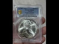 1 Τάληρο Μαρία Θηρεσία 1780 PCGS MS 64 ρεστάικ