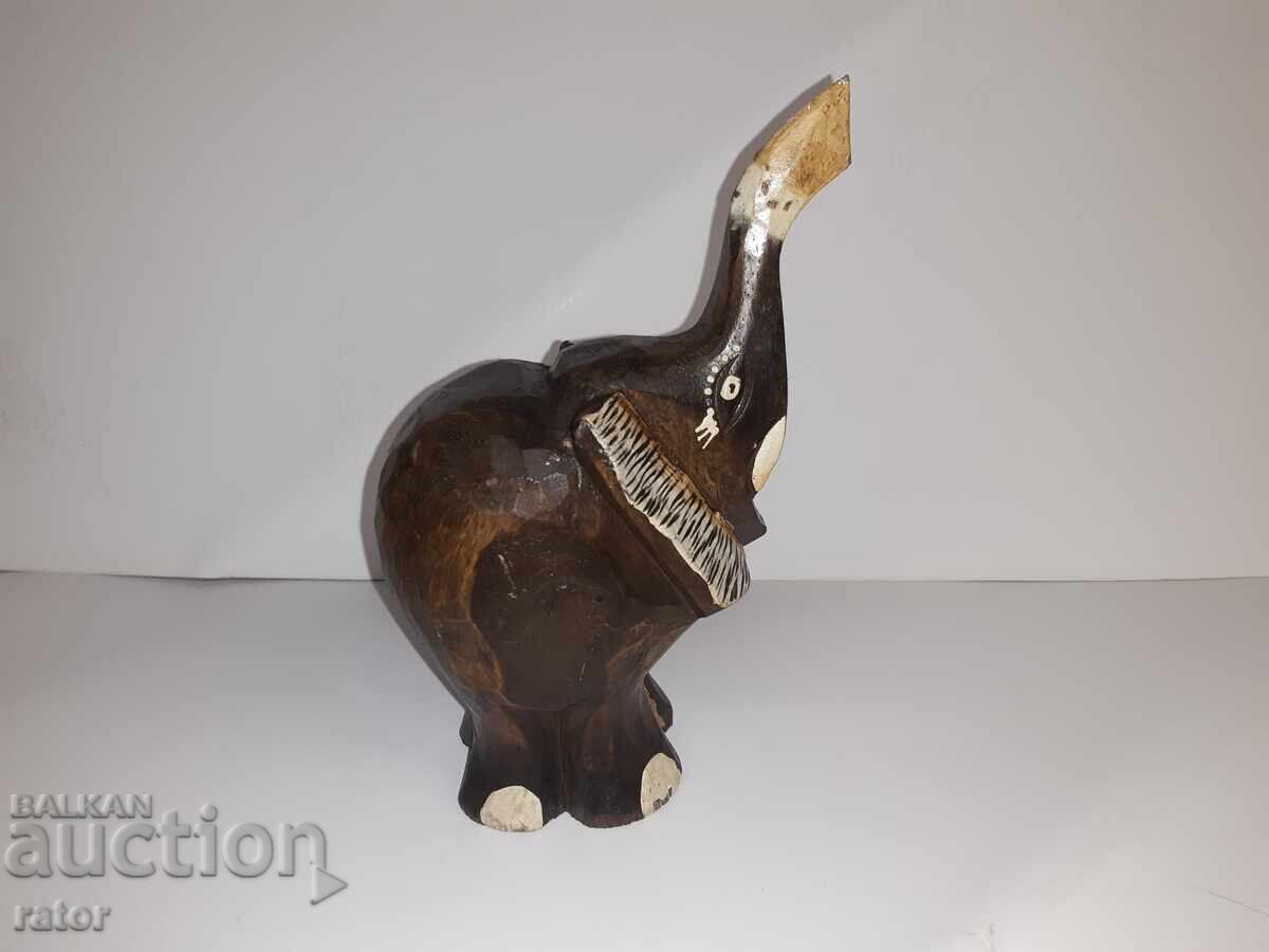 Figurină din lemn, figurină - elefant, elefant Figurină din lemn, figurină - elefant, elefant