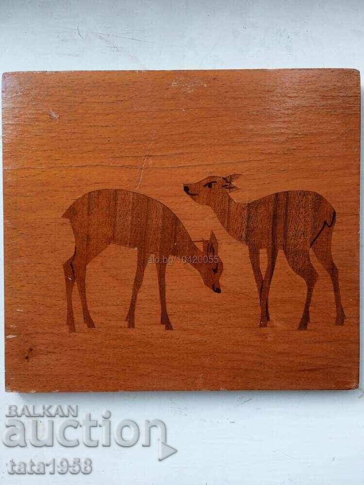 Wooden Inlay Picture 16 cm x 18 cm Wooden Inlay Picture 16 cm x 18 cm
