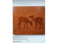 Tablou lemn intarsiat 16 cm x 18 cm