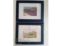 Painting reproduction size 19 cm x 24 cm, 2 pieces