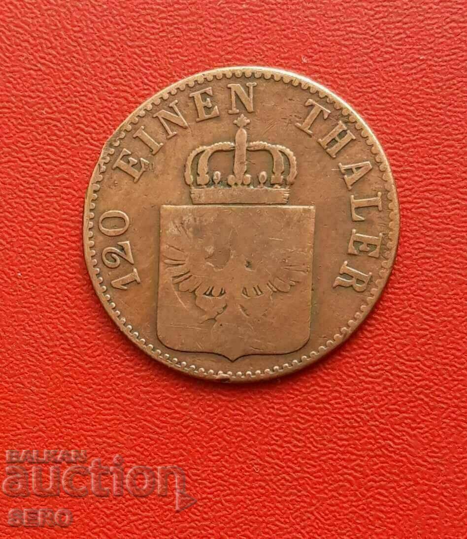 Γερμανία-Πρωσία-3 Pfennig 1850 Α-Βερολίνο με τιμή 3.00 BGN | € 1.53