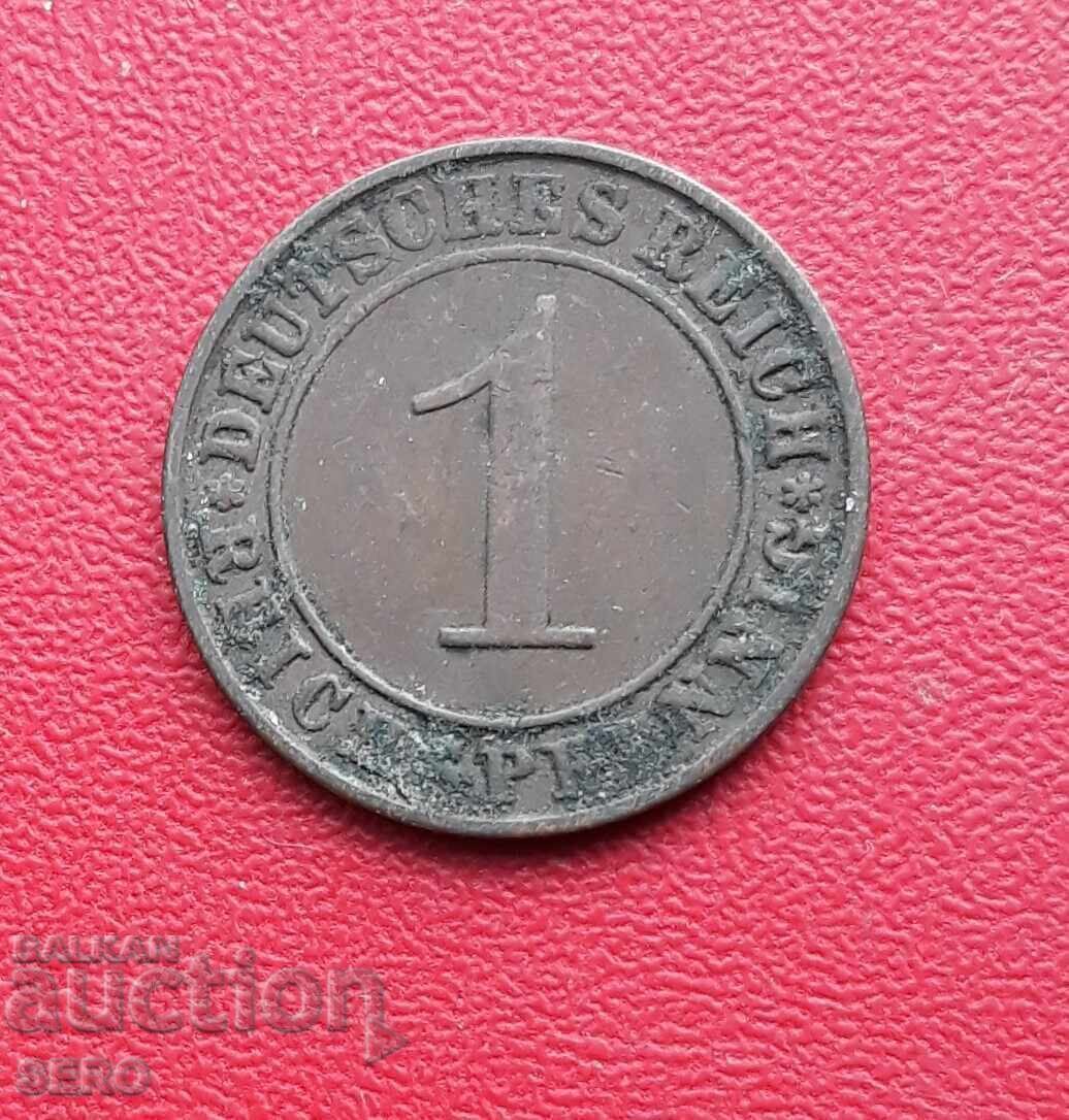 Germany-1 pfennig 1934 A-Berlin Germany-1 pfennig 1934 A-Berlin