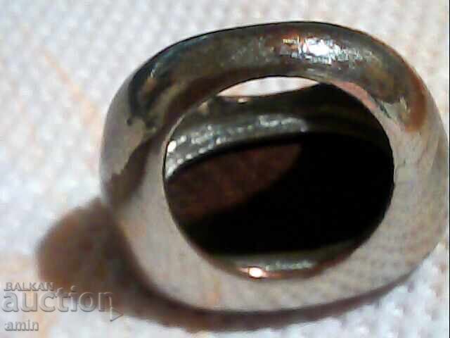 Massive Silver-Plated Ring - 5