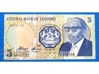 Lesotho 1989 5 Maloti UNC New