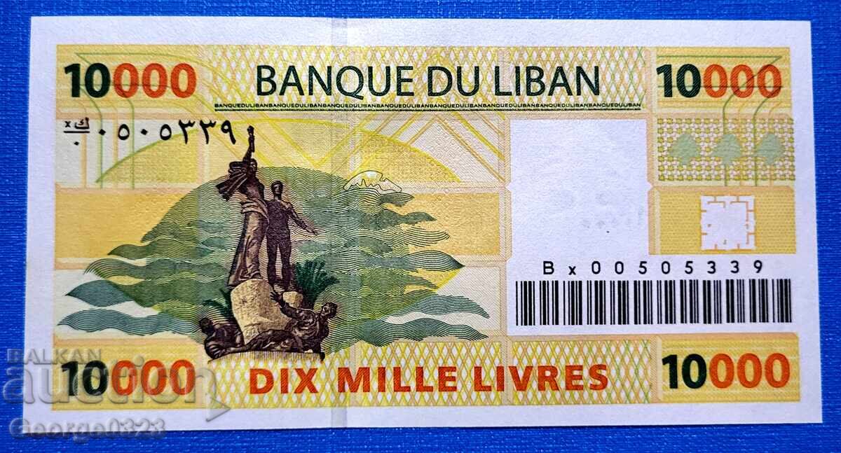 Ливан 2008 10000 Ливри UNC Нова