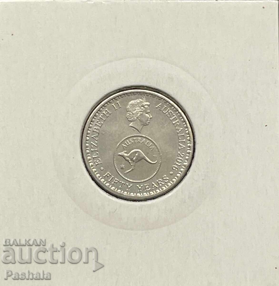 Австралия 5 цента 2016 г. с цена 2.00 лв. | € 1.02