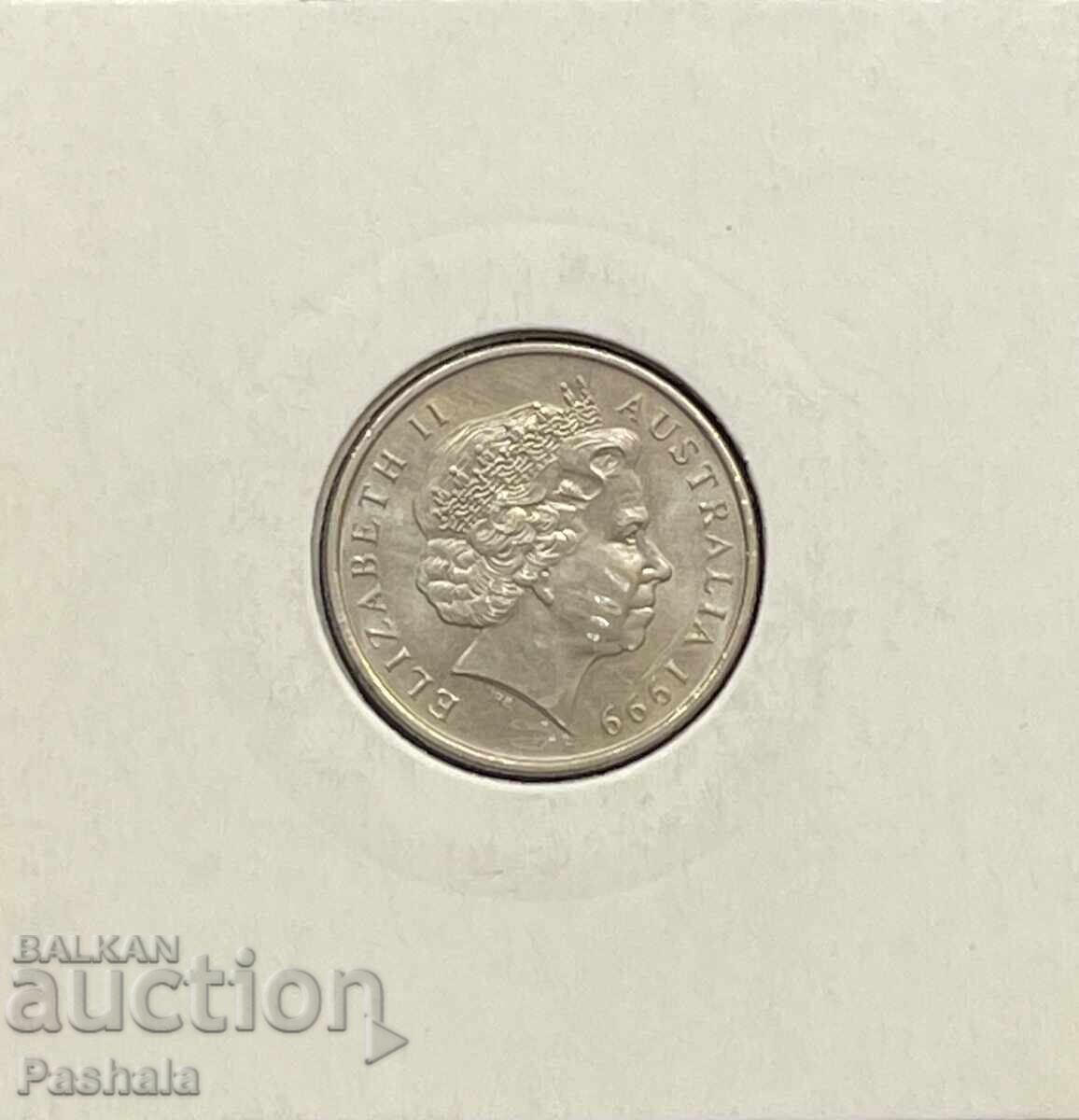 Αυστραλία 5 σεντ 1999 με τιμή 2.00 BGN | € 1.02