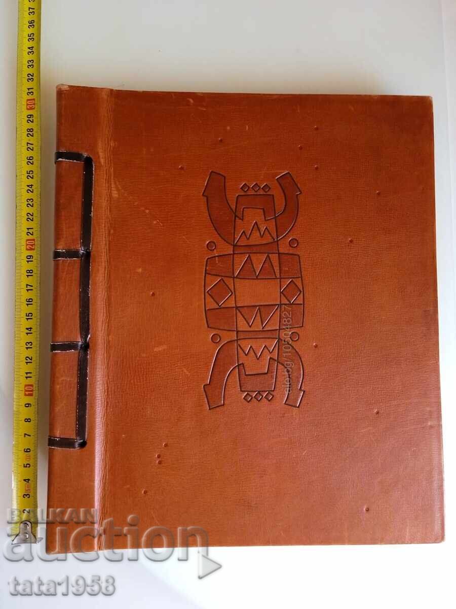 Album with leather cover 30*25.5 cm