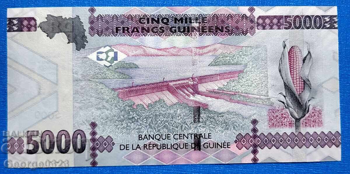 Guinea 2015 5000 Francs UNC New with price 11.99 BGN | € 6.13