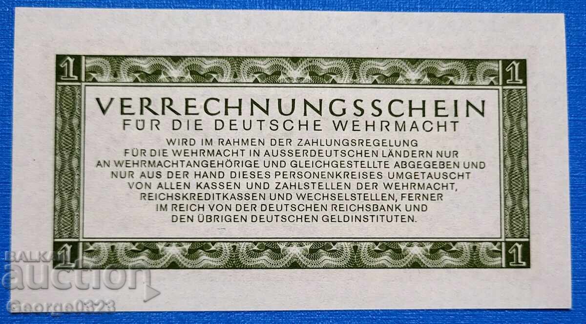 Germany 1944 1 Reichmark Third Reich UNC New with price 18.99 BGN | € 9.71