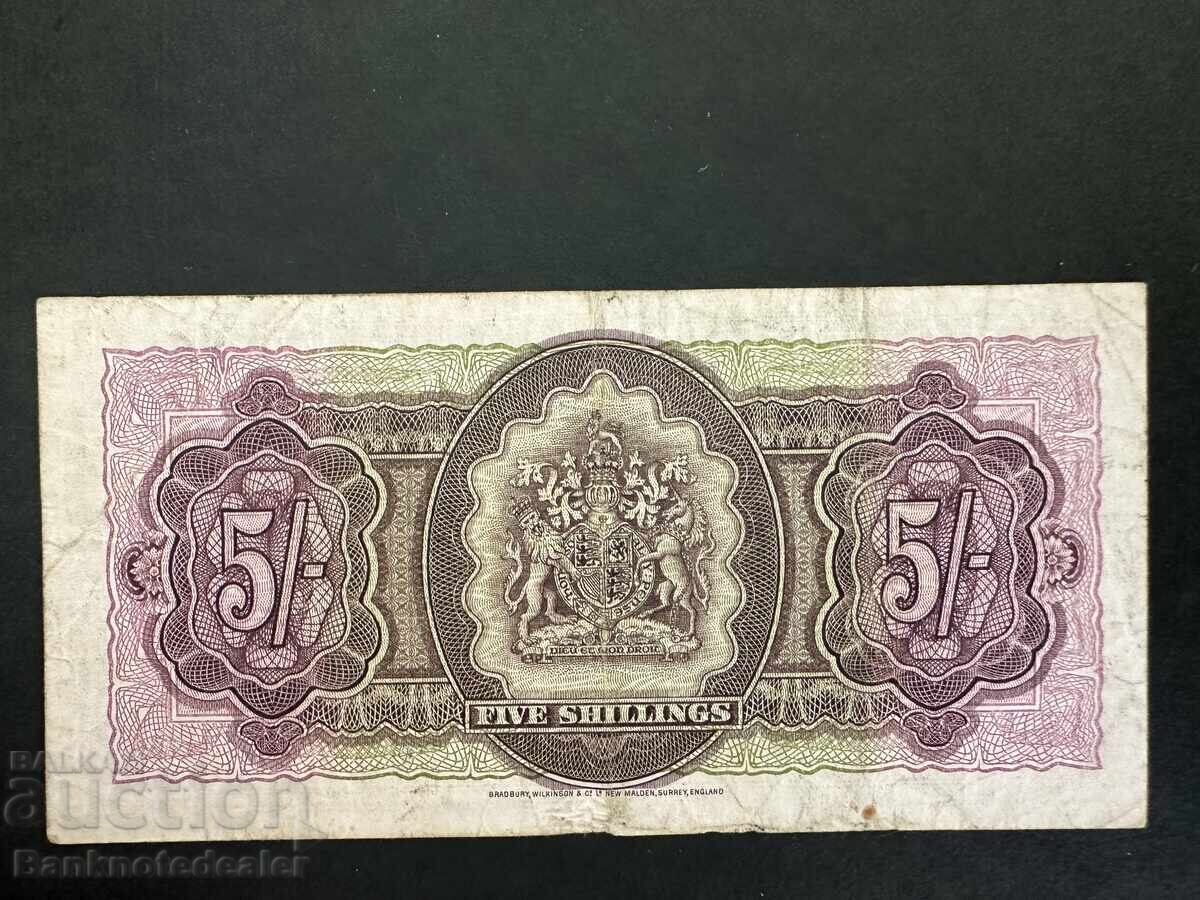 Bermuda 5 Shillings 1952 Pick 18A Ref 0603 with price 110.00 BGN | € 56.24