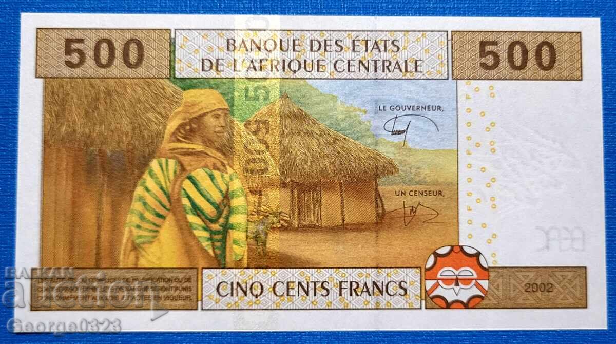 Africa Centrală - Congo 2002 500 Franci UNC Nouă cu preț 16.99 BGN | € 8.69