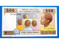 Central Africa - Congo 2002 500 Francs UNC New