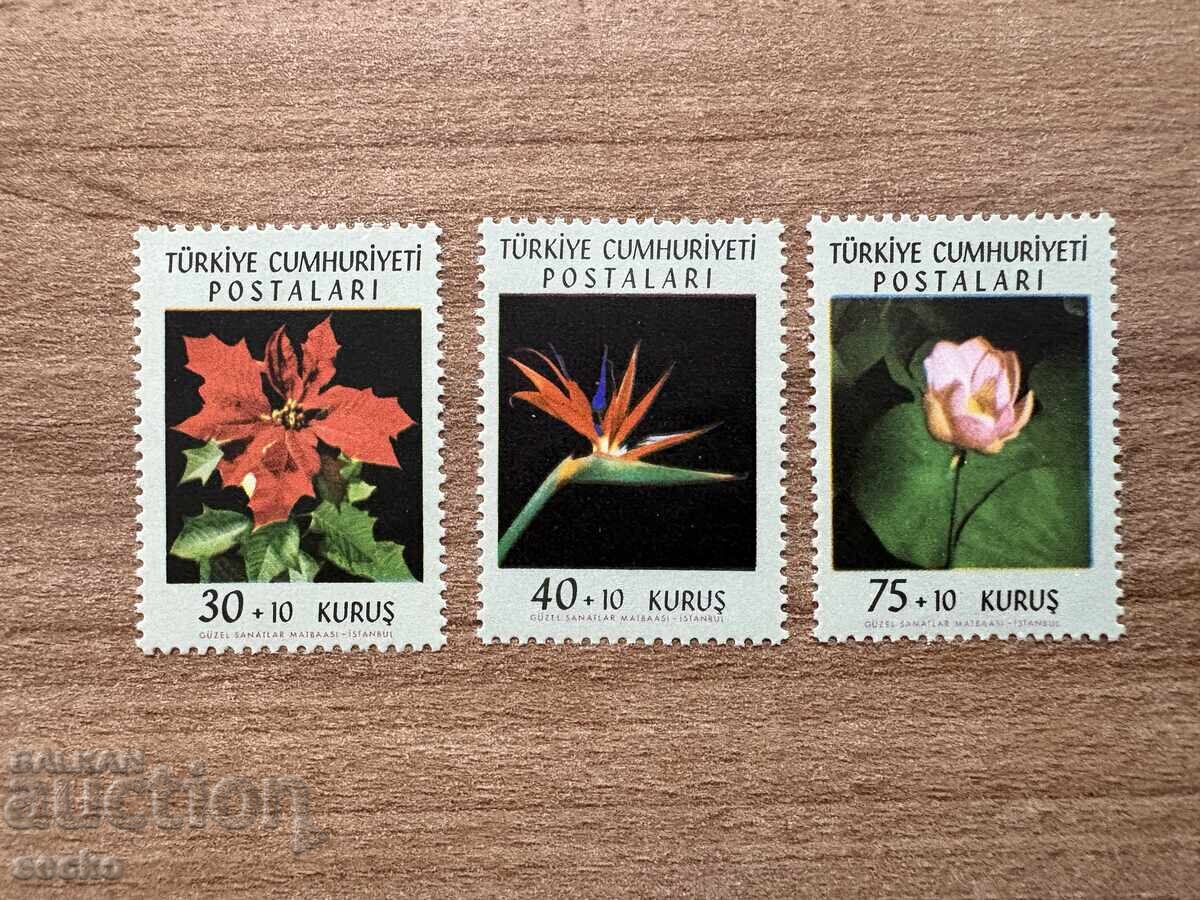 Turcia - Flori (1962) MNH Turcia - Flori (1962) MNH