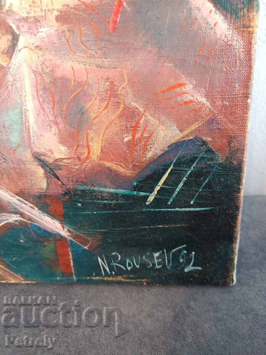 Tablou Nicolae Rusev cu preț 450.00 BGN | € 230.08 Tablou Nicolae Rusev cu preț 450.00 BGN | € 230.08