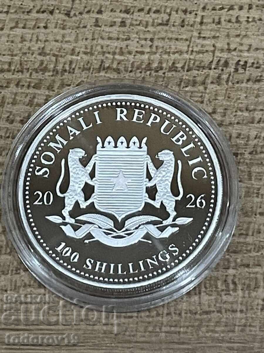 Delivery of NEW! Silver 1 oz Somali Elephant 2026