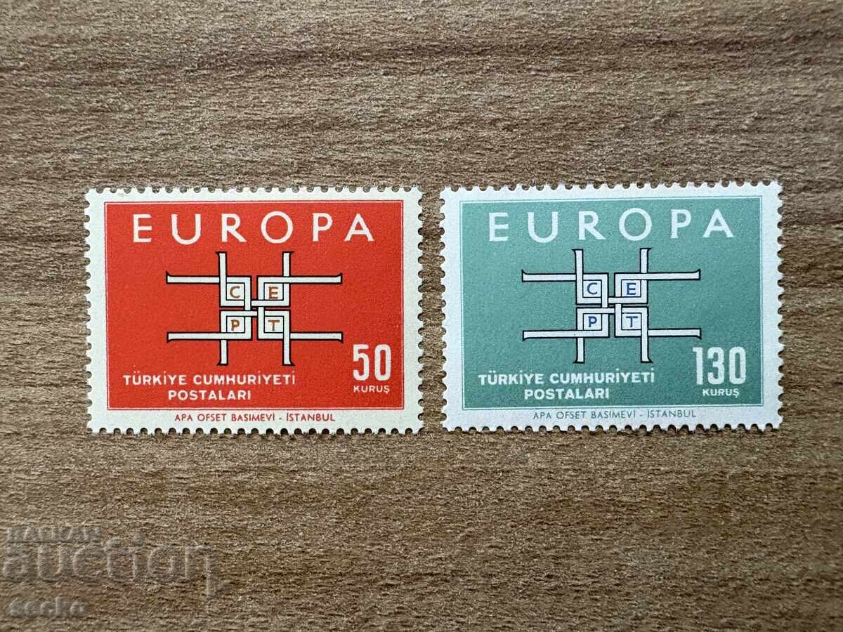 Turcia - Mărci Europa (1963) MNH Turcia - Mărci Europa (1963) MNH