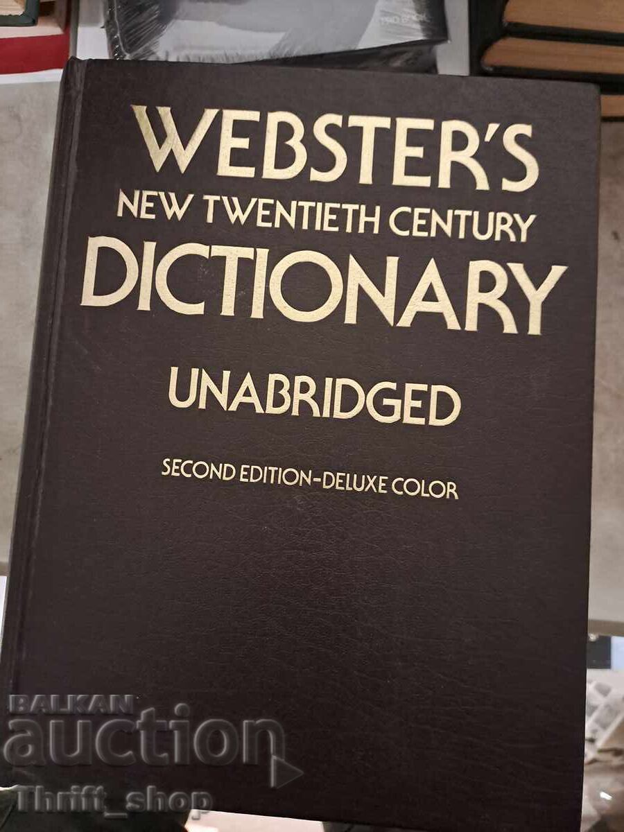 Websters new twentieth century dictionary Websters new twentieth century dictionary
