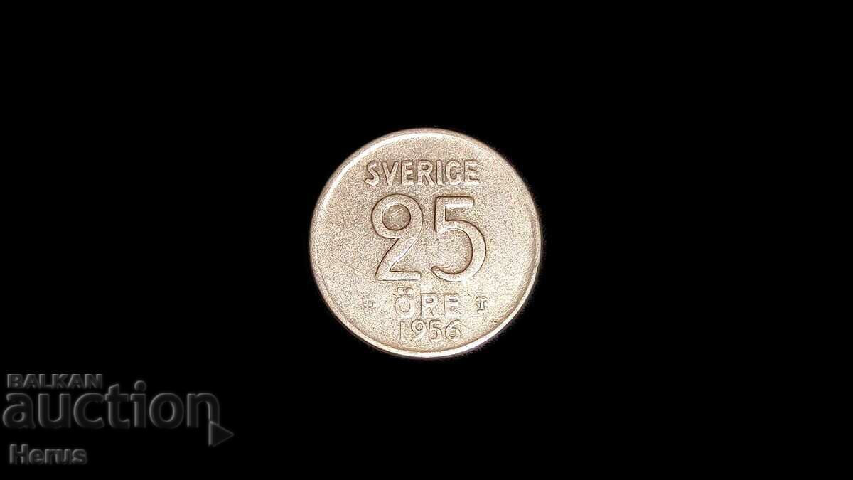 25 сребърни йоре (Швеция, 1956)