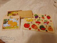 Детски дървени пъзели