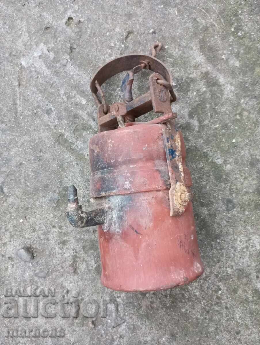 Lampă veche de miner, tip carbid Lampă veche de miner, tip carbid