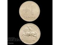 1 λεπτό (Λιθουανία, 1991)