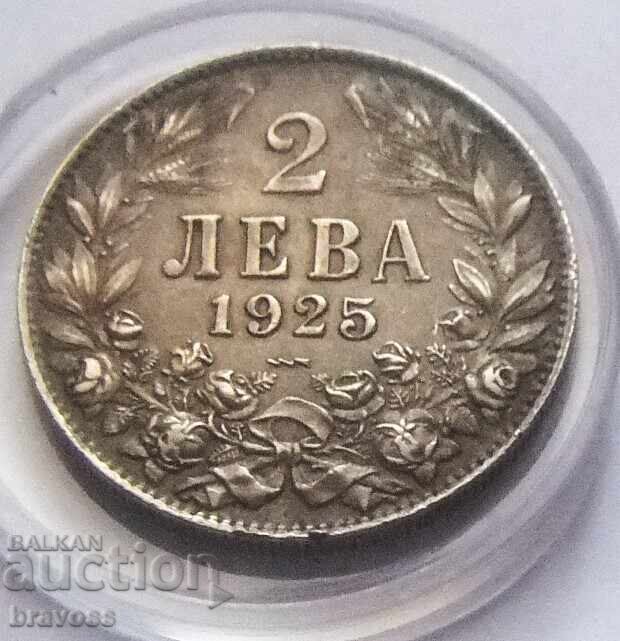 Auction Bulgaria - 2 Leva 1925 - Line Auction Bulgaria - 2 Leva 1925 - Line