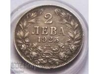 Bulgaria - 2 Leva 1925 - Line