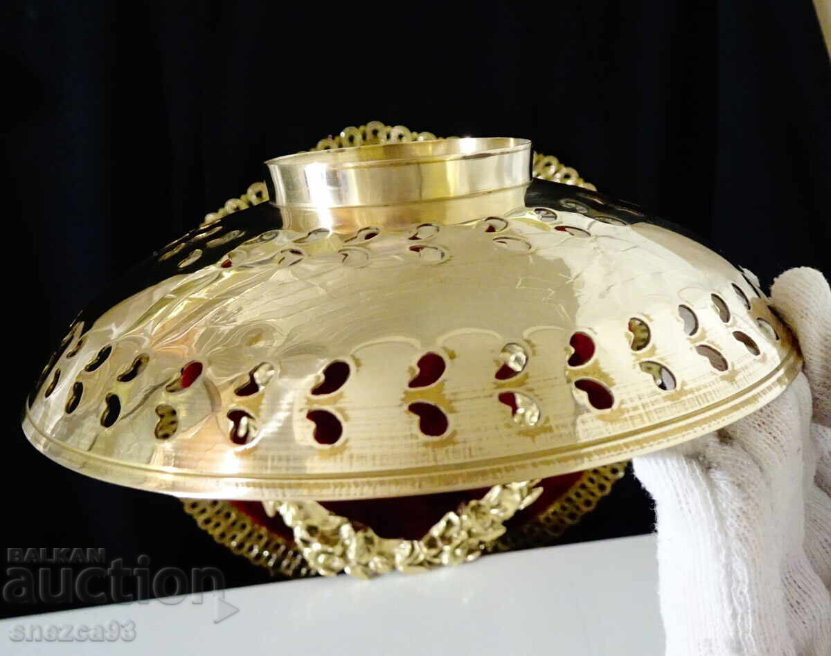 Ανασηκωμένη μπρούτζινη φρουτιέρα με Παγώνι, έγχρωμο σμαλτοκυψελωτό - 6 Ανασηκωμένη μπρούτζινη φρουτιέρα με Παγώνι, έγχρωμο σμαλτοκυψελωτό - 6