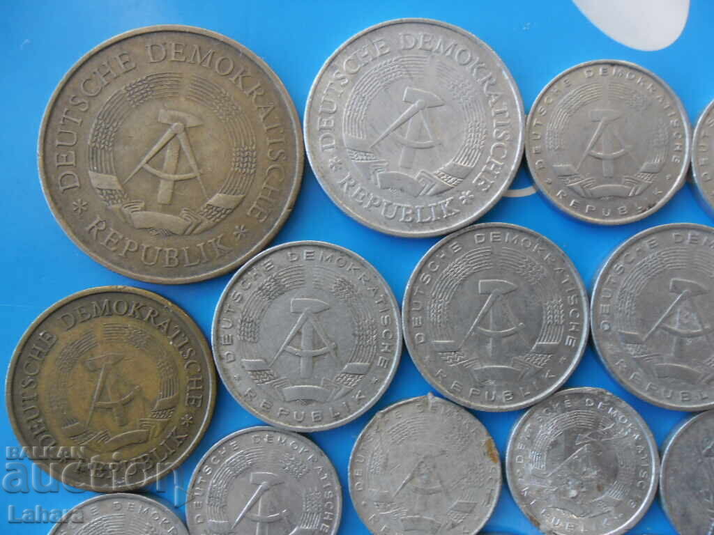 Lot of GDR coins, Germany - 6 Lot of GDR coins, Germany - 6